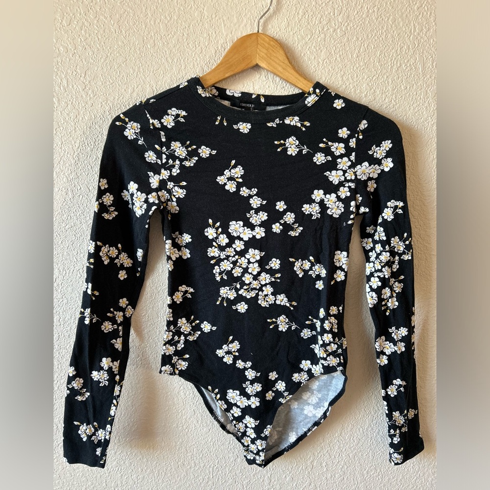 Forever 21 Floral Bodysuit